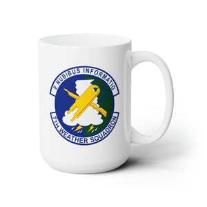 White Ceramic Mug 15oz - USAF - 7th Combat Weather Squadron wo Txt