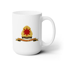 Load image into Gallery viewer, White Mug 15oz - Army - 172nd Support Battalion - DUI w Br - Ribbon
