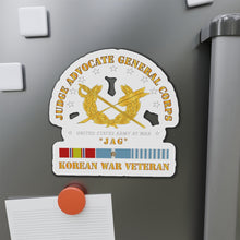 Load image into Gallery viewer, Die-Cut Magnets - JAG Branch w KOREAN SVC
