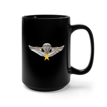 Load image into Gallery viewer, Black Mug 15oz - Vietnam - Vietnam Airborne Qualification Badge X 300
