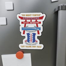 Load image into Gallery viewer, Die-Cut Magnets - Army - 187th Infantry Regiment - Torii, Rakkasans, Let Valor Not Fail, English, Latin w CIB X 300
