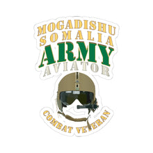Load image into Gallery viewer, Kiss-Cut Stickers - ARMY -  Aviator - Mogadishu, Somalia- Combat Vet X 300
