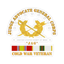 Load image into Gallery viewer, Kiss-Cut Stickers - Army - JAG Branch w COLD SVC
