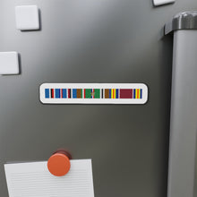 Load image into Gallery viewer, Die-Cut Magnets - World War Two Service Ribbons Bar - Eurppe - NAME  w Lines
