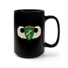 Load image into Gallery viewer, Black Mug 15oz - Army - USACAPOC Wings
