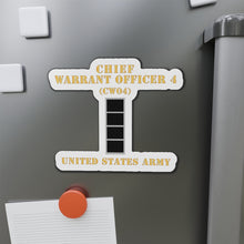 Load image into Gallery viewer, Die-Cut Magnets -SSI - Army - Chief Warrant Officer 4 - CW04 - Flat - X 300

