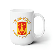 Load image into Gallery viewer, White Ceramic Mug 15oz - Army - 31st Air Defense Artillery Bde - US Army
