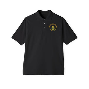 Men's Piqué Polo - Command Sergeant Major - CSM - Combat Veteran