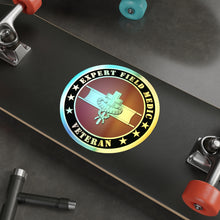 Load image into Gallery viewer, Holographic Die-cut Stickers - Expert Field Medic Veteran
