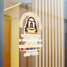 Load image into Gallery viewer, Kiss-Cut Vinyl Decals - 349th Combat Support Hospital - Operation Noble Eagle - 2001 - 2004 - Landstuhl Regional Medical Center w SVC
