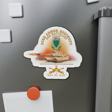 Load image into Gallery viewer, Die-Cut Magnets -SSI - Army - 3rd Bn 33rd Armor Branch w 33rd Armor PICKLES DUI - MEN OF WAR w Fire - Shirt X 30
