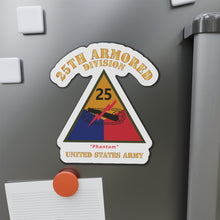 Load image into Gallery viewer, Die-Cut Magnets - Army - SSI - 25th Armored Division - Phantom - US Army X 300
