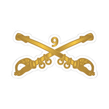 Load image into Gallery viewer, Kiss-Cut Stickers - Army - 9th Cavalry Branch wo Txt
