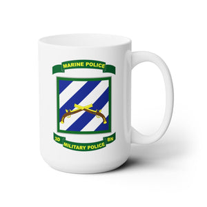 White Mug 15oz -  Army - 3rd Military Police Battalion (Provisional)