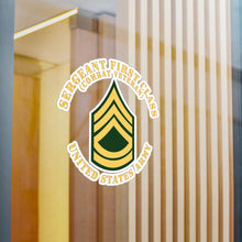 Load image into Gallery viewer, Kiss-Cut Vinyl Decals - Army - Sergeant First Class - SFC - Combat Veteran - Flat X 300
