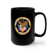 Load image into Gallery viewer, Black Mug 15oz - VA - Dept of Veterans Affairs X 300

