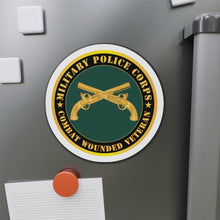 Load image into Gallery viewer, Die-Cut Magnets - Army - Military Police - Branch - Combat Wounded Veteran X 300
