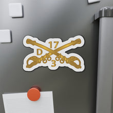 Load image into Gallery viewer, Die-Cut Magnets - Army - Delta Troop - 3rd Sqn 17th Cavalry Branch wo Txt X 300
