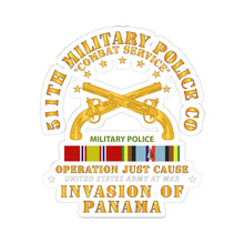 Load image into Gallery viewer, Kiss-Cut Stickers - Just Cause - 511th Military Police Co w Svc Ribbons
