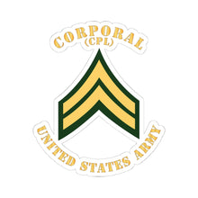 Load image into Gallery viewer, Kiss-Cut Stickers - Army - Corporal - CPL - Flat X 300
