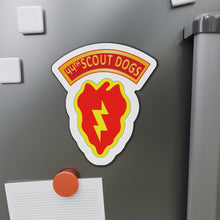 Load image into Gallery viewer, Die-Cut Magnets - Army - 44th Scout Dog Platoon 25th Infantry Div
