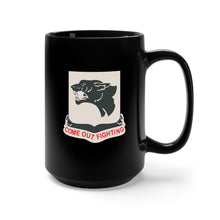 Load image into Gallery viewer, Black Mug 15oz - Army - 761st Tank Battalion - Black Panthers wo Txt
