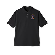 Load image into Gallery viewer, Men&#39;s Piqué Polo - Purple Heart - WIA w Afghanistan SVC w Purple Heart Ribbon
