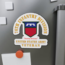 Load image into Gallery viewer, Die-Cut Magnets - Army - SSI - 76th Infantry Division - Onaway Division - US Army Veteran X 300
