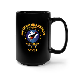 Black Mug 15oz - AAC - 568th Bomb Squadron - WWII