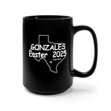 Load image into Gallery viewer, Black Mug 15oz - Easter Squad - Gonzales Easter - 2025
