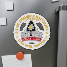 Load image into Gallery viewer, Die-Cut Magnets - Army - 31st Engineer Battalion (Combat) - Long Binh, Vietnam
