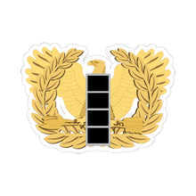 Load image into Gallery viewer, Kiss-Cut Stickers - Army - Chief Warrant Officer - W04 - Flat - Eagle and Bar wo txt X 300
