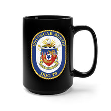 Load image into Gallery viewer, Black Mug 15oz - Navy - USS Oscar Austin (DDG 79) wo Txt
