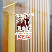 Load image into Gallery viewer, Kiss-Cut Vinyl Decals - America - Spirit of 76 - God Bless the USA
