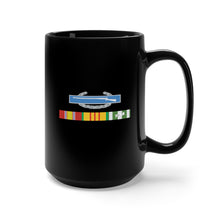 Load image into Gallery viewer, Black Mug 15oz - Vietnam Ribbons SVC bar w CIB wo Campaign Star
