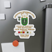 Load image into Gallery viewer, Die-Cut Magnets - Army - ODA 235 - C Co, 2nd Bn 10th SFG w COLD SVC
