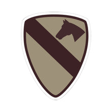Load image into Gallery viewer, Kiss-Cut Stickers - SSI - 1st Cavalry Division - Subdued Desert
