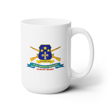 Load image into Gallery viewer, White Mug 15oz - Army - 351st Infantry Regiment -Always Ready w Br - Ribbon X 300
