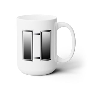 White Mug 15oz - Army - Captain X 300