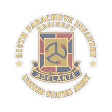 Load image into Gallery viewer, Kiss - Cut Stickers - Army - 515th Parachute Infantry Regiment - DUI - United States Army X 300
