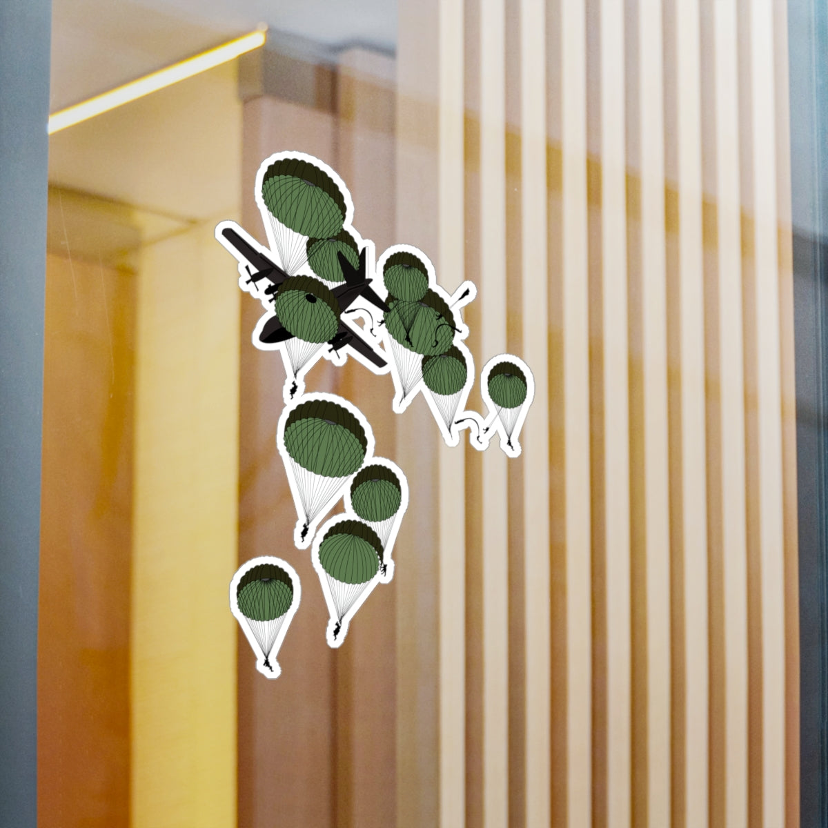Kiss-Cut Vinyl Decals - Army - Paratrooper - Mass Tac - 1 AC - 2 Doors ...