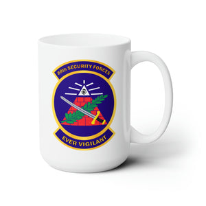 White Ceramic Mug 15oz - USAF - 88th Security Force Squadron wo Txt