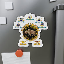 Load image into Gallery viewer, Die-Cut Magnets - Army - Buffalo Soldiers - Infantry - Cavalry Regiments - All DUIs X 300
