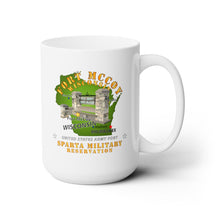 Load image into Gallery viewer, White Mug 15oz - Army - Ft McCoy WI - Sparta Military Resv
