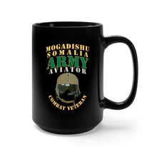 Load image into Gallery viewer, Black Mug 15oz - Army - ARMY -  Aviator - Mogadishu, Somalia- Combat Vet X 300
