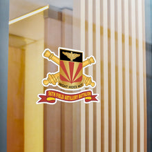 Load image into Gallery viewer, Kiss-Cut Vinyl Decals - 56th Field Artillery Battalion - DUI w Br - Ribbon X 300
