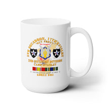 Load image into Gallery viewer, White Mug 15oz -Army - 5th Squadron, 17th Cavalry - Camp Stanley - 2nd ID w Map w KOREA SVC
