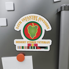 Load image into Gallery viewer, Die-Cut Magnets -SSI - Army - 24th Infantry Division - Desert Storm Veteran X 300
