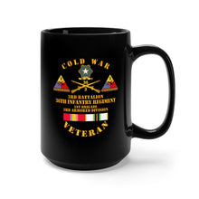 Load image into Gallery viewer, Black Mug 15oz - Cold War Vet w  3rd Bn - 36th Infantry - 3rd AD w COLD SVCD

