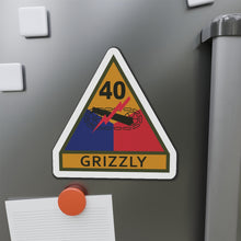 Load image into Gallery viewer, Die-Cut Magnets -SSI - 40th Armored Division w Name Tape X 300
